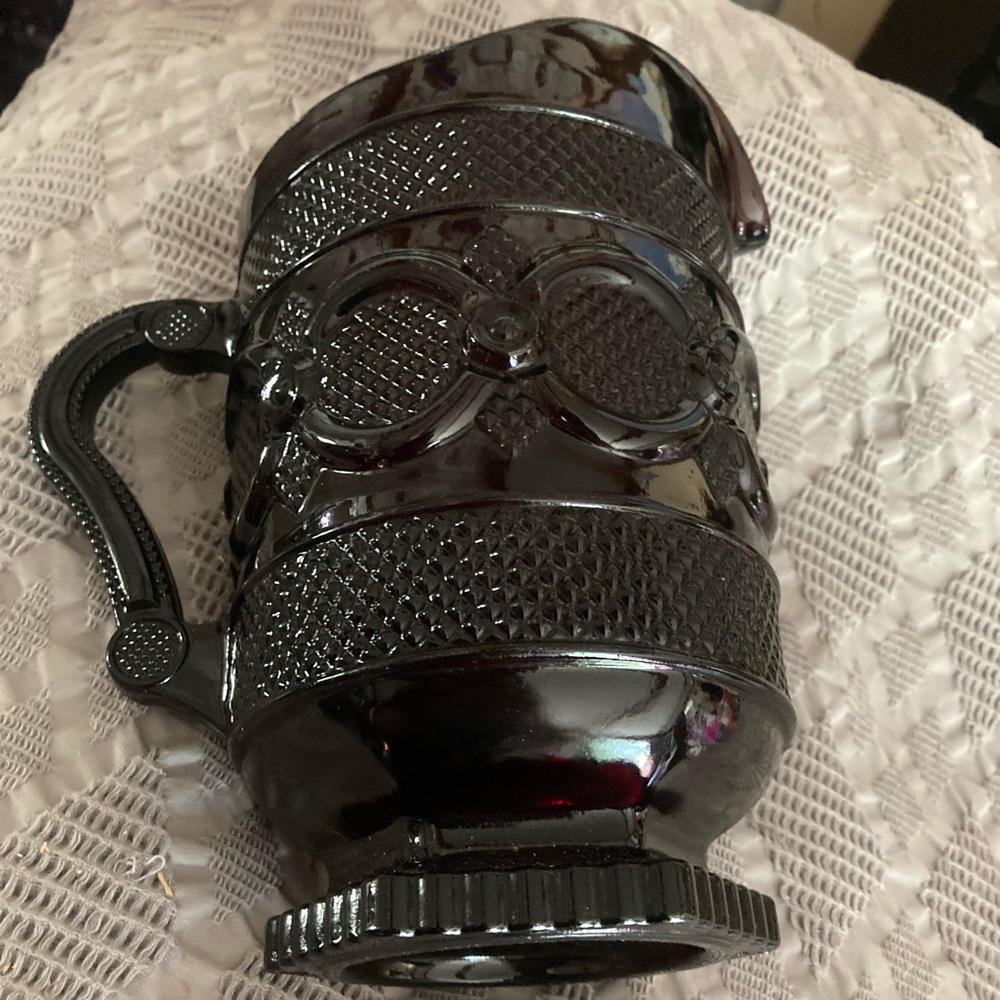 Avon 1876 Cape Cod Ruby Red Pitcher - Picture 3 of 5